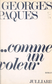 E-book, Comme un voleur, Julliard (réédition numérique FeniXX)