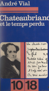E-book, Chateaubriand et le temps perdu : Devenir et conscience individuelle dans les "Mémoires d'outre-tombe", Julliard (réédition numérique FeniXX)