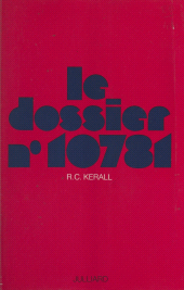 E-book, Le dossier 10781, Julliard (réédition numérique FeniXX)
