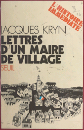 E-book, Lettres d'un maire de village, Seuil (réédition numérique FeniXX)