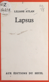 E-book, Lapsus, Seuil (réédition numérique FeniXX)