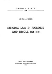 eBook, Synodal Law in Florence and Fiesole, 1306-1518, Biblioteca apostolica vaticana