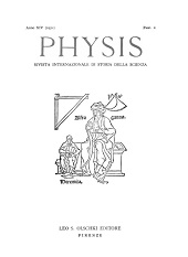 Fascículo, Physis : rivista internazionale di storia della scienza : XIV, 2, 1972, L.S. Olschki