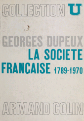 E-book, La société française, 1789-1970, Armand Colin (réédition numérique FeniXX)