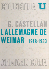 E-book, L'Allemagne de Weimar, 1918-1933, Armand Colin (réédition numérique FeniXX)