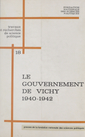 E-book, Le gouvernement de Vichy : 1940-1942, institutions et politiques : Colloque sur le Gouvernement de Vichy et la révolution nationale, 1940-1942, Paris, 6-7 mars 1970, extraits des rapports et débats, Armand Colin (réédition numérique FeniXX)