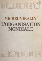 E-book, L'organisation mondiale, Armand Colin (réédition numérique FeniXX)