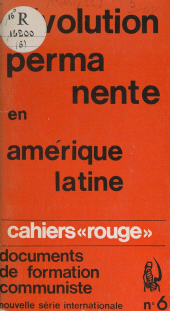eBook, La révolution permanente en Amérique Latine, La Découverte (réédition numérique FeniXX)