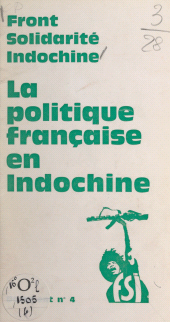 eBook, La politique française en Indochine, La Découverte (réédition numérique FeniXX)