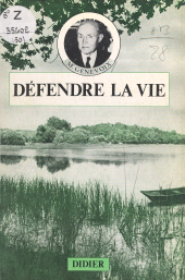 E-book, Défendre la vie, Didier (réédition numérique FeniXX)