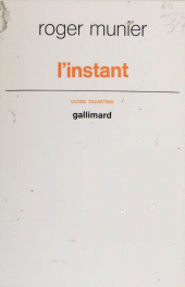 E-book, L'Instant, Gallimard (réédition numérique FeniXX)