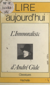 E-book, L'immoraliste, d'André Gide, Hachette (réédition numérique FeniXX)