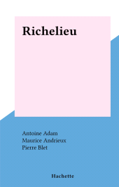 E-book, Richelieu, Hachette (réédition numérique FeniXX)