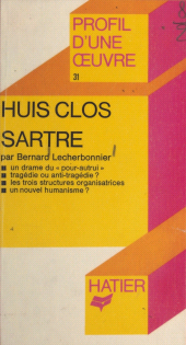 E-book, Huis clos, Sartre : Analyse critique, Hatier (réédition numérique FeniXX)