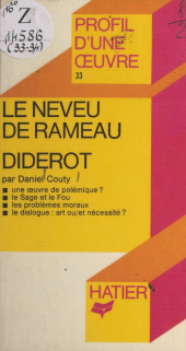 E-book, Le neveu de Rameau, Diderot : Analyse critique, Hatier (réédition numérique FeniXX)