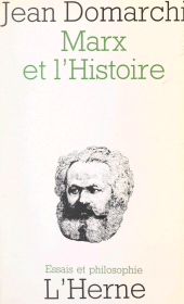 E-book, Marx et l'histoire, Éditions de l'Herne (réédition numérique FeniXX)
