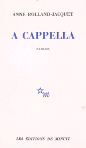 eBook, A cappella, Les Éditions de Minuit (réédition numérique FeniXX)
