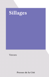 E-book, Sillages, Presses de la Cité (réédition numérique FeniXX)
