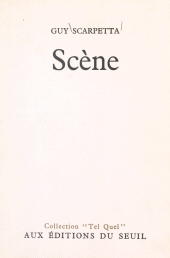 E-book, Scène, Seuil (réédition numérique FeniXX)