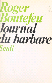 E-book, Journal du barbare, Seuil (réédition numérique FeniXX)