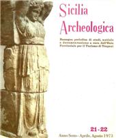 Issue, Sicilia archeologica : VI, 21/22, 1973, "L'Erma" di Bretschneider