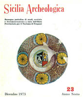 Fascicule, Sicilia archeologica : VI, 23, 1973, "L'Erma" di Bretschneider
