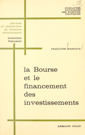 E-book, La Bourse et le financement des investissements, Armand Colin (réédition numérique FeniXX)