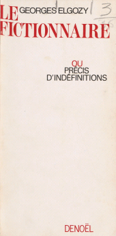 E-book, Le fictionnaire : Ou Précis d'indéfinitions, Denoël (réédition numérique FeniXX)
