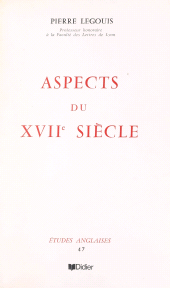 E-book, Aspects du XVIIe siècle, Didier (réédition numérique FeniXX)