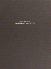 E-book, Edgar Degas : Gravures et monotypes, Flammarion (réédition numérique FeniXX)
