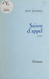 E-book, Saison d'appel, Grasset (réédition numérique FeniXX)