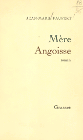 E-book, Mère angoisse, Grasset (réédition numérique FeniXX)