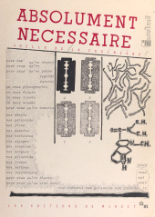 E-book, Absolument nécessaire, Les Éditions de Minuit (réédition numérique FeniXX)