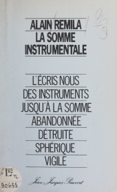 E-book, La somme instrumentale, Pauvert (réédition numérique FeniXX)