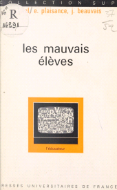eBook, Les mauvais élèves, Presses universitaires de France (réédition numérique FeniXX)