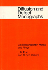 eBook, Diffusion and Defect Monographs No2, Pratt, J.N., Trans Tech Publications Ltd