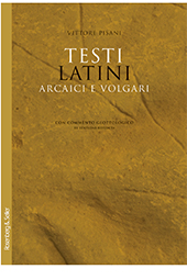 E-book, Testi latini arcaici e volgari : con commento glottologico, Pisani, Vittorio, ROSENBERG & SELLER