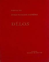 E-book, Les monuments funéraires de Rhénée, École française d'Athènes
