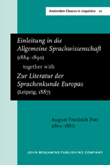 eBook, Einleitung in die Allgemeine Sprachwissenschaft (1884-1890) together with Zur Literatur der Sprachenkunde Europas (Leipzig, 1887), John Benjamins Publishing Company