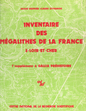 E-book, Inventaire des mégalithes de la France (3) : Loir-et-Cher : 1er supplément à Gallia préhistoire, CNRS Éditions (réédition numérique FeniXX)