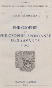 eBook, Philosophie et philosophie spontanée des savants : 1967, La Découverte (réédition numérique FeniXX)