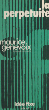 E-book, La perpétuité, Julliard (réédition numérique FeniXX)