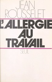 eBook, L'allergie au travail, Seuil (réédition numérique FeniXX)