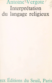 eBook, Interprétation du langage religieux, Seuil (réédition numérique FeniXX)
