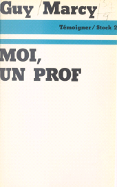 E-book, Moi, un prof, Stock (réédition numérique FeniXX)