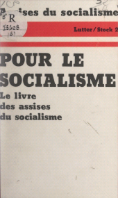 E-book, Pour le socialisme : Paris 12-13 octobre 1974, Stock (réédition numérique FeniXX)