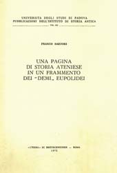 E-book, Una pagina di storia ateniese in un frammento dei Demi Eupolidei, "L'Erma" di Bretschneider