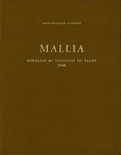 E-book, Fouilles exécutées a Mallia : sondages au sud-ouest du palais (1968), École française d'Athènes