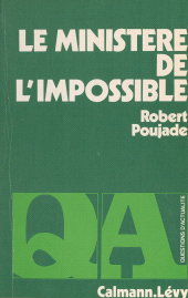 E-book, Le ministère de l'impossible, Calmann-Lévy (réédition numérique FeniXX)