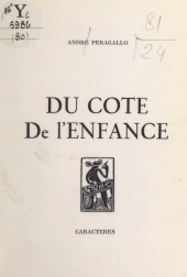 E-book, Du côté de l'enfance, Caractères (réédition numérique FeniXX)